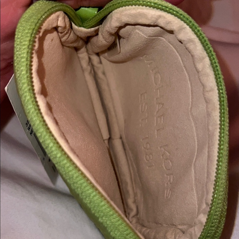 Michael Kors Orange & Green Wristlet - Picture 10 of 12